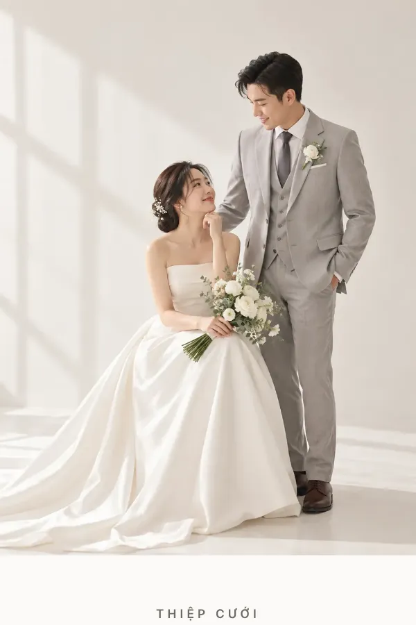 Mẫu thiệp cưới Tinh Khôi